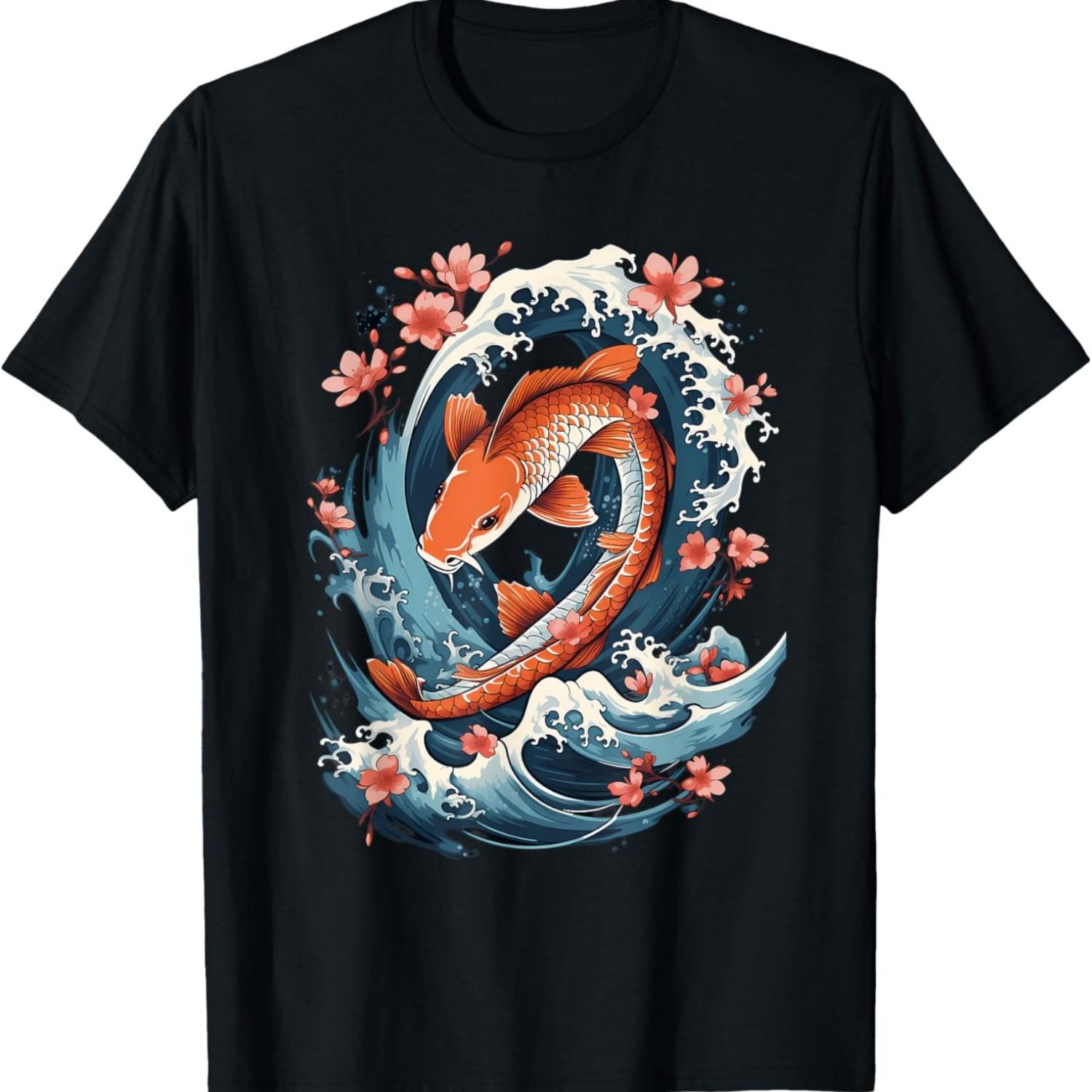 Koi Carp Ying Yang Nishikigoi Fish Cherry Blossom T-Shirt(97) S чёрный
Koi Carp Ying Yang Nishikigoi Fish Cherry Blossom T-Shirt(97) S чёрный