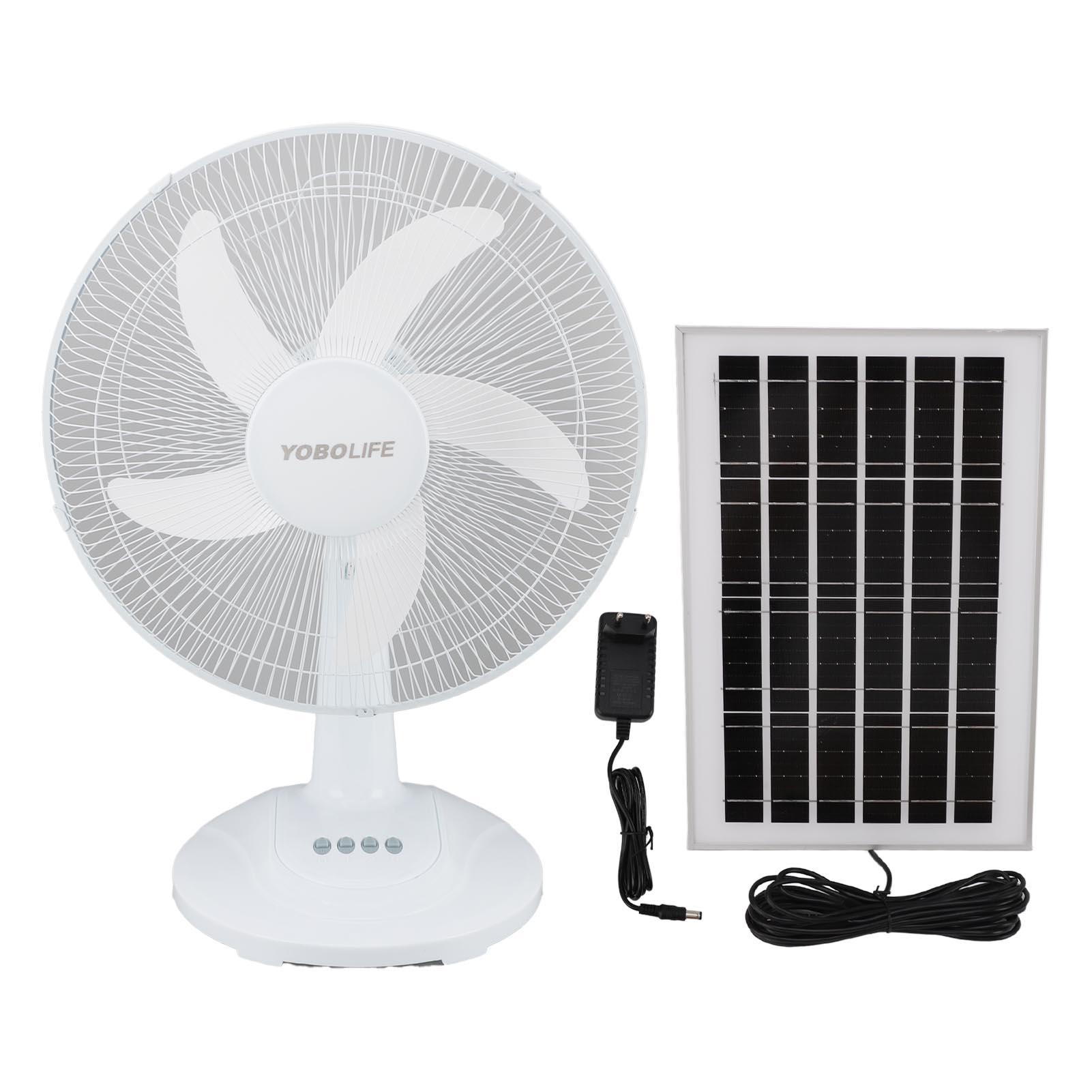 17 In Outdoor Floor Fan With Solar Panel 12000mAh Brushless Motor Adjustable Angle Oscillating
17 In Outdoor Floor Fan With Solar Panel 12000mAh Brushless Motor Adjustable Angle Oscillating