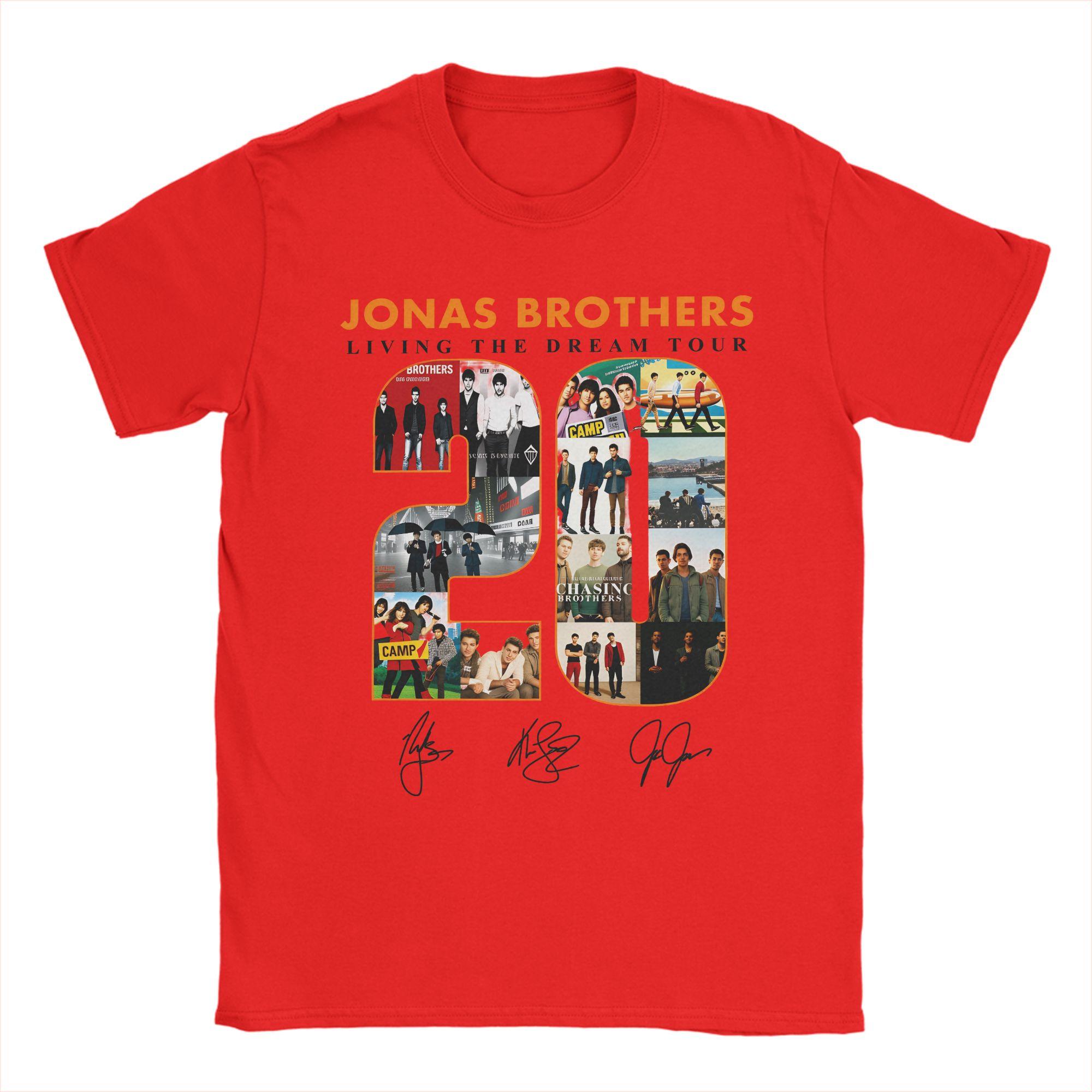 Men Jonas Brothers Tour T Shirt Cotton Tops Leisure Short Sleeve Round Neck Tee Shirt Plus Size TShirt S
Men Jonas Brothers Tour T Shirt Cotton Tops Leisure Short Sleeve Round Neck Tee Shirt Plus Size TShirt S