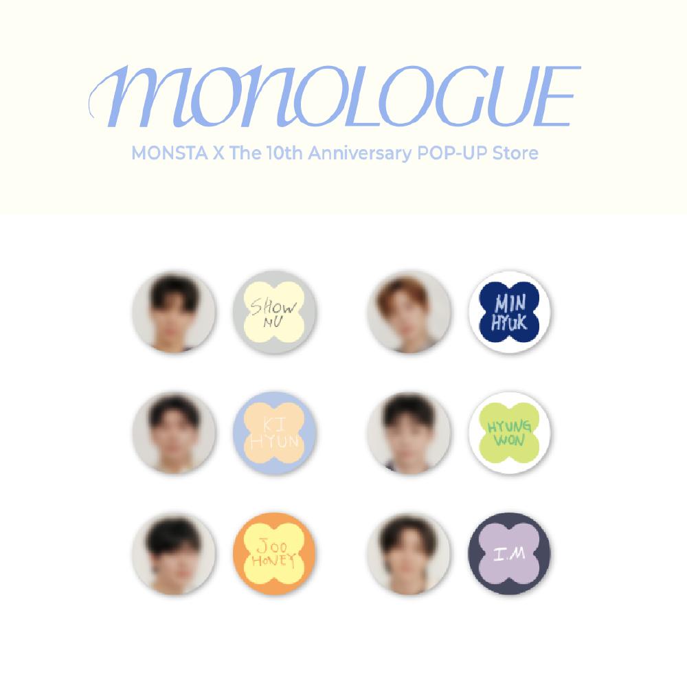 Предзаказ MONSTA X 10-летний юбилейный POP-UP магазин MONOLOGUE Набор случайных пин-кнопок Random 1ea
Предзаказ MONSTA X 10-летний юбилейный POP-UP магазин MONOLOGUE Набор случайных пин-кнопок Random 1ea