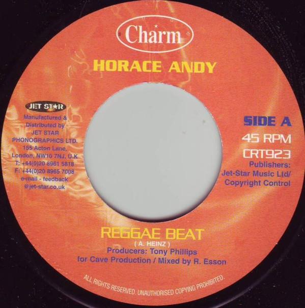 7inch Record HORACE ANDY Reggae Beat CRT923 Charm 2002 UK Reggae Ska Dub Used
7inch Record HORACE ANDY Reggae Beat CRT923 Charm 2002 UK Reggae Ska Dub Used