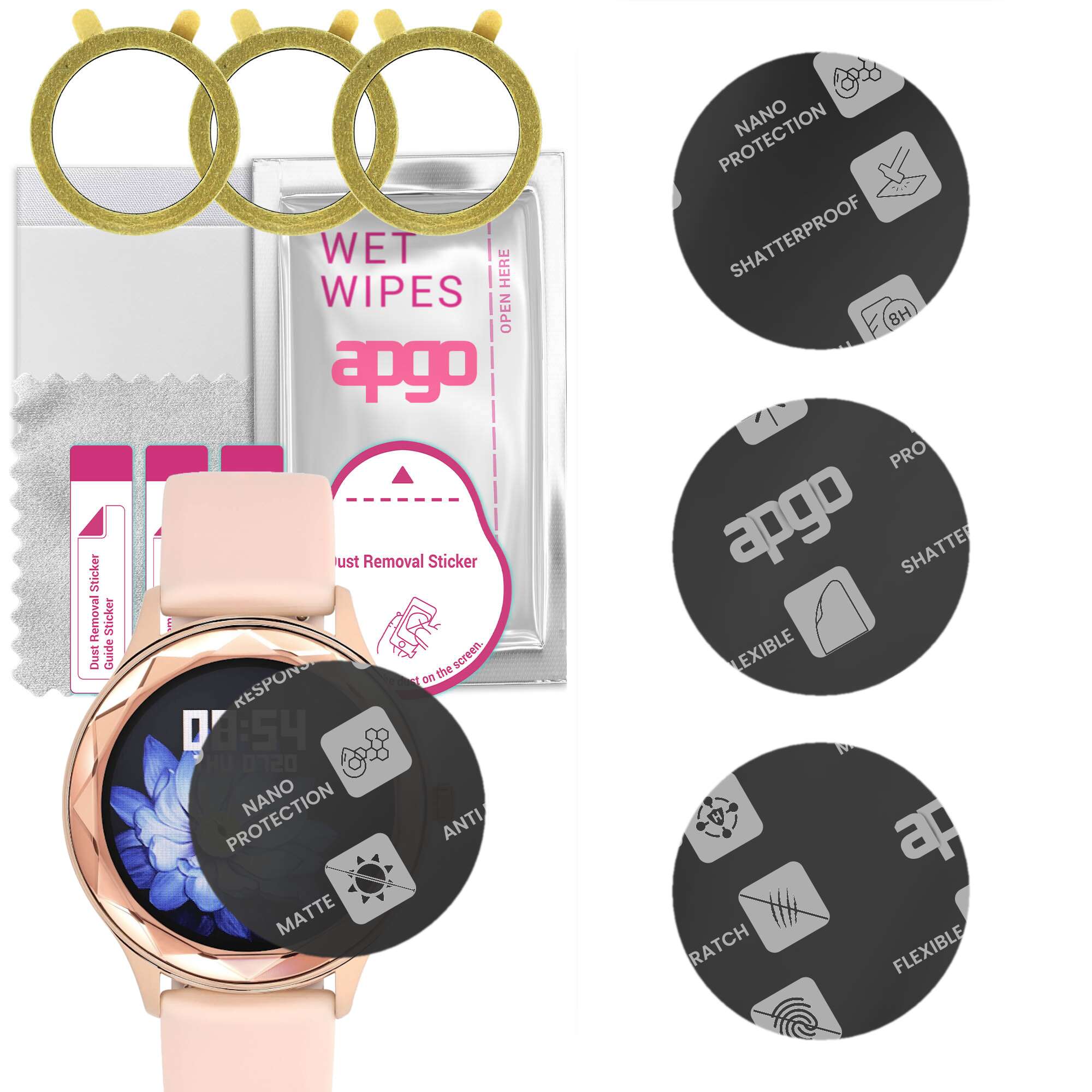 3x apgo MATTE Hybrid Glass Screen Protector для Garett Women Elise, замінник загартованого скла, не розтріскується
3x apgo MATTE Hybrid Glass Screen Protector для Garett Women Elise, замінник загартованого скла, не розтріскується