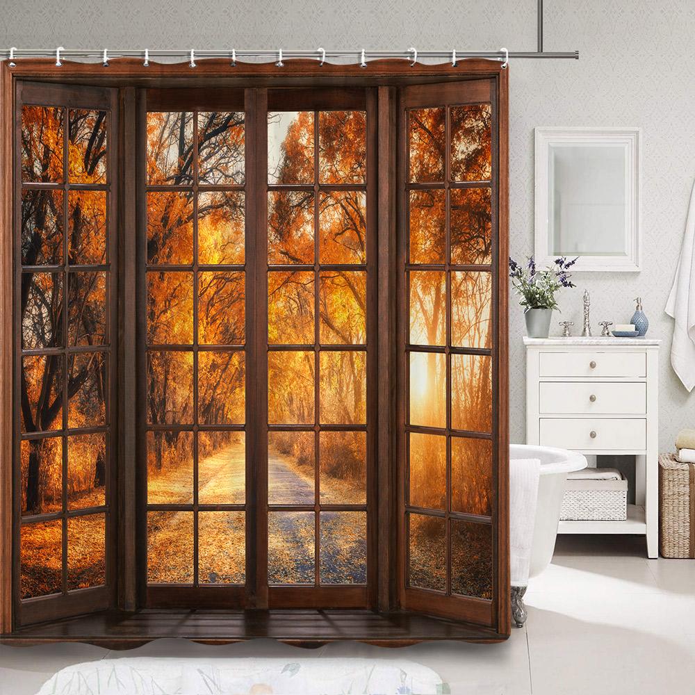 Autumn Forest Scenery Shower Curtain Red Maple Leaf Waterfall Nature Landscape Polyester Fabric Shower Curtains Bathroom Decor 90x180cm
Autumn Forest Scenery Shower Curtain Red Maple Leaf Waterfall Nature Landscape Polyester Fabric Shower Curtains Bathroom Decor 90x180cm