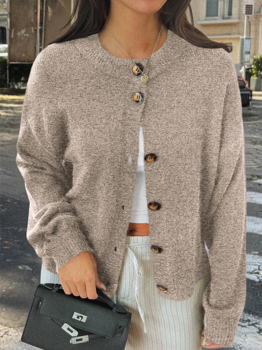 Casual Simple Button Long Sleeve Jacket Sweater Women s Fall Winter Clothing XL хакі
Casual Simple Button Long Sleeve Jacket Sweater Women s Fall Winter Clothing XL хакі