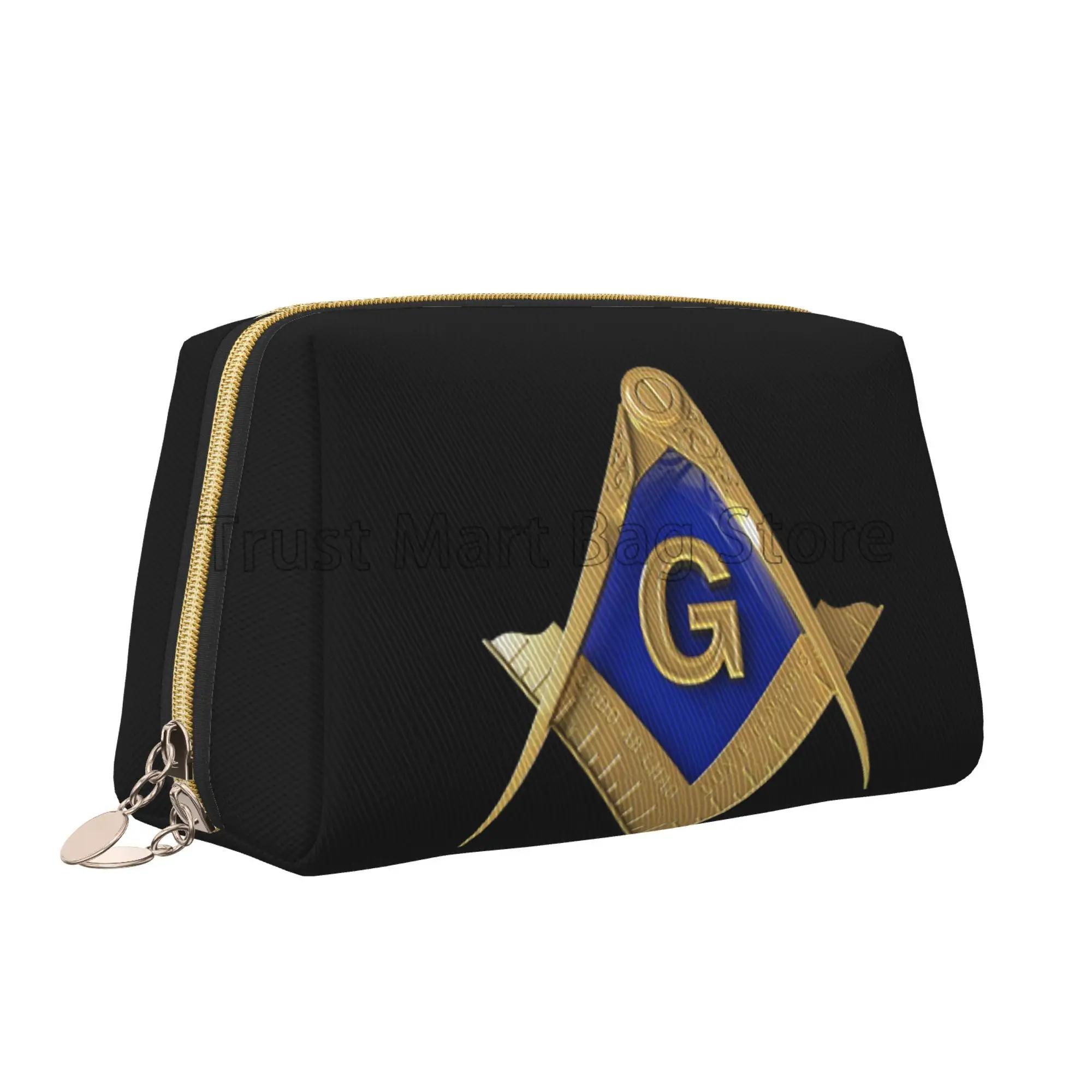 Freemason Pattern Classic Square And Compass Masonic Print Makeup Bag Leather Travel Cosmetic Bag Large Capacity Toiletries Bags
Freemason Pattern Classic Square And Compass Masonic Print Makeup Bag Leather Travel Cosmetic Bag Large Capacity Toiletries Bags