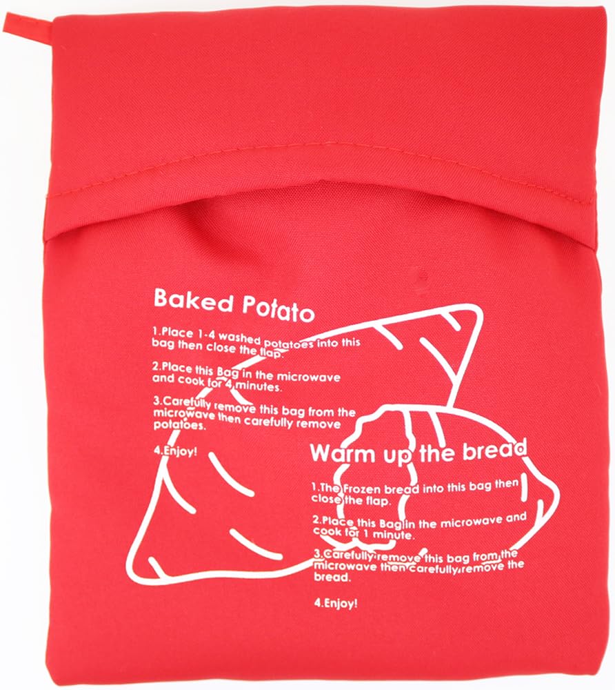TRADE ONE Sweet Potato Baking Microwave 70239 Bag, Cooking, Time-Saving, Easy, Reusable, Red,
TRADE ONE Sweet Potato Baking Microwave 70239 Bag, Cooking, Time-Saving, Easy, Reusable, Red,