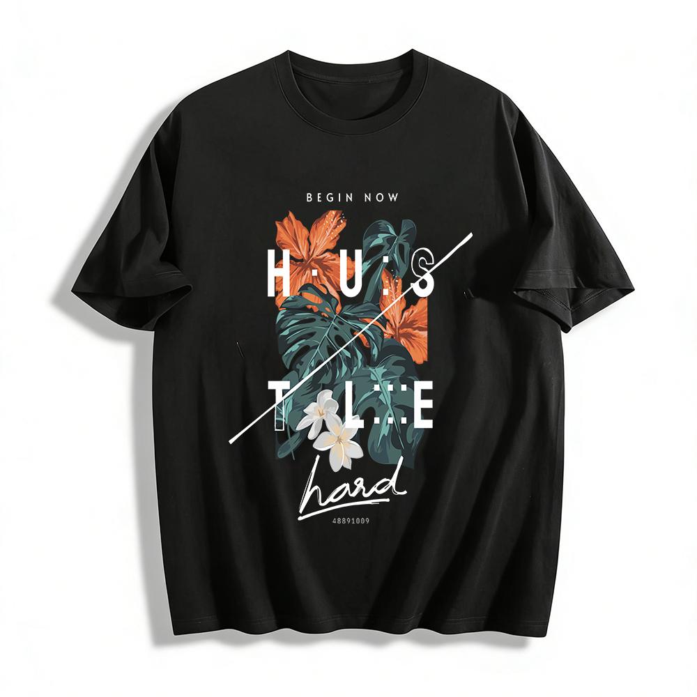 Tropical Plant Floral Print Casual Short Sleeve Unisex T-shirt Pure cotton T-shirt 6XL
Tropical Plant Floral Print Casual Short Sleeve Unisex T-shirt Pure cotton T-shirt 6XL