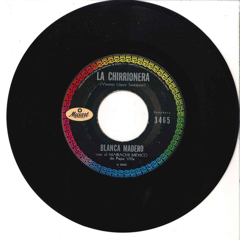 7inch Record BLANCA MADERO - La Chirrionera / Pero Que Poca Dign 3465 MUSART Others Rock Used
7inch Record BLANCA MADERO - La Chirrionera / Pero Que Poca Dign 3465 MUSART Others Rock Used
