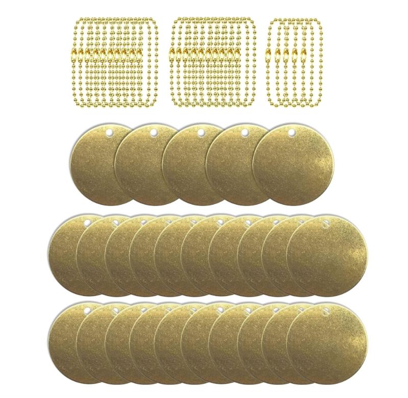 Stamping Blanks Round Discs Sturdy Brass Round Blanks Discs Pendant for Professional Jewelry Makers and Hobbyists
Stamping Blanks Round Discs Sturdy Brass Round Blanks Discs Pendant for Professional Jewelry Makers and Hobbyists