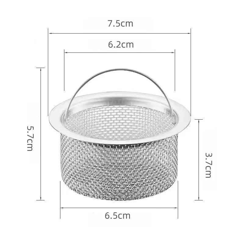 Фильтр для кухонной мойки, нержавеющая сталь, воронка для мойки, антиблокировочная мойка, посудомоечная машина, раковина, слив в полу, канализационный фильтр для волос
Фильтр для кухонной мойки, нержавеющая сталь, воронка для мойки, антиблокировочная мойка, посудомоечная машина, раковина, слив в полу, канализационный фильтр для волос