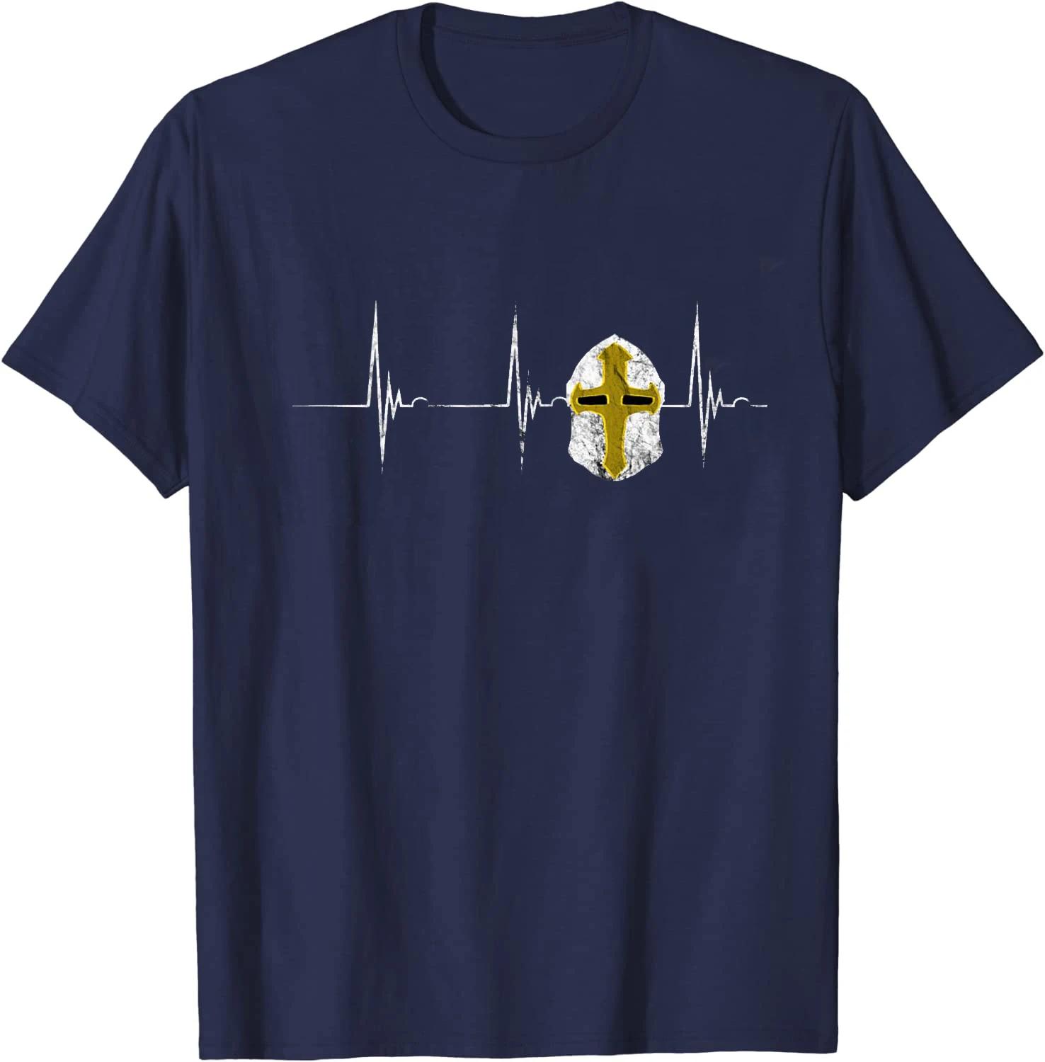 Crusader Knights Templar Helmet Heartbeat EKG Pulse Warrior TShirt New 100 Cotton Short Sleeve ONeck Tshirt Casual Mens Top 4XL
Crusader Knights Templar Helmet Heartbeat EKG Pulse Warrior TShirt New 100 Cotton Short Sleeve ONeck Tshirt Casual Mens Top 4XL