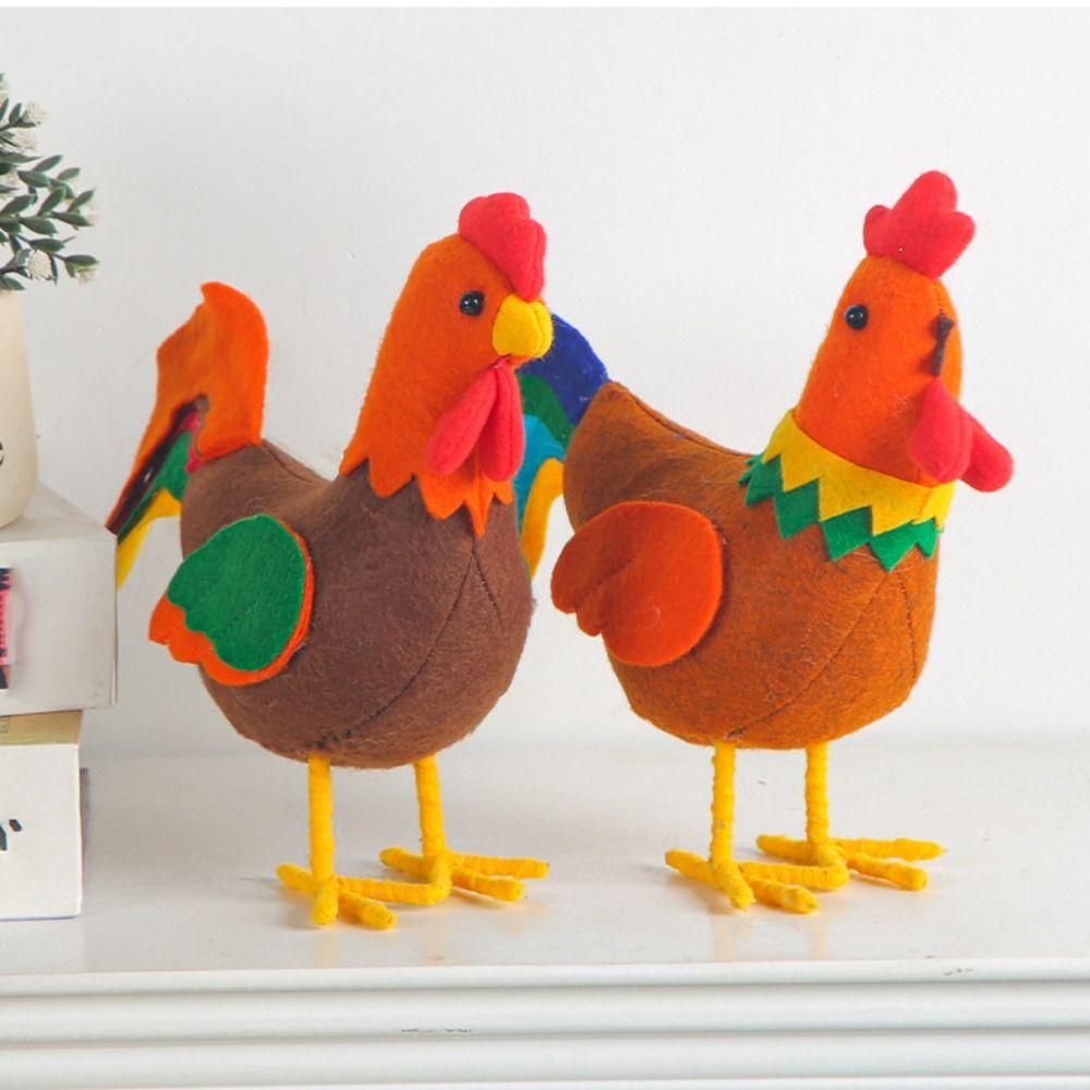 Handmade Rooster Model Cute Hen Sculpture Countryside Simulation Chicken Ornament Home Decor Style 1
Handmade Rooster Model Cute Hen Sculpture Countryside Simulation Chicken Ornament Home Decor Style 1