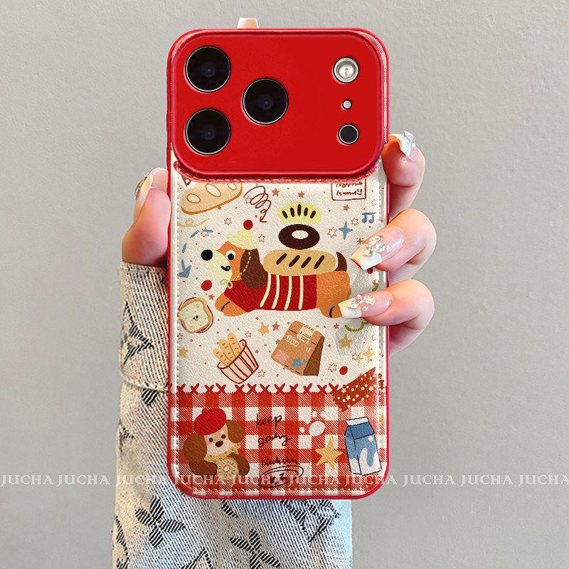 Apple 17 Full Coverage Anti-Drop Case, iPhone 16 Pro Design, Fits Models 14-16, Bread Dog Theme iPhone X
Apple 17 Full Coverage Anti-Drop Case, iPhone 16 Pro Design, Fits Models 14-16, Bread Dog Theme iPhone X