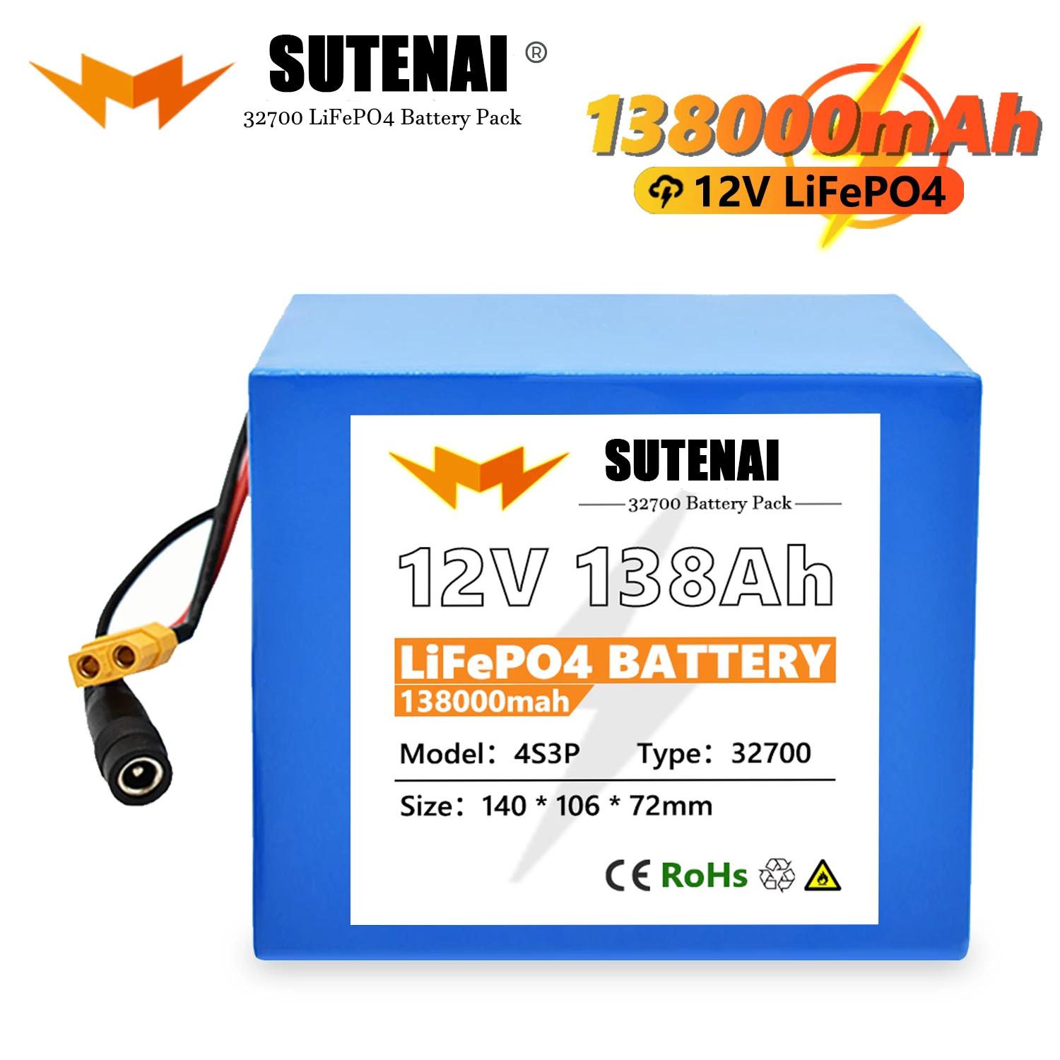 32700 Аккумулятор Lifepo4 4S3P 12,8 В 138000 мАч 4S 40A 100A Сбалансированный BMS для электролодки и источник бесперебойного питания 12 В
32700 Аккумулятор Lifepo4 4S3P 12,8 В 138000 мАч 4S 40A 100A Сбалансированный BMS для электролодки и источник бесперебойного питания 12 В