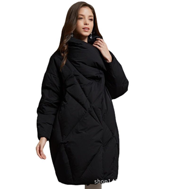 2024 Women s Mid-Length Cocoon Down Jacket - 90% White Goose Down Winter Outerwear Large
2024 Women s Mid-Length Cocoon Down Jacket - 90% White Goose Down Winter Outerwear Large