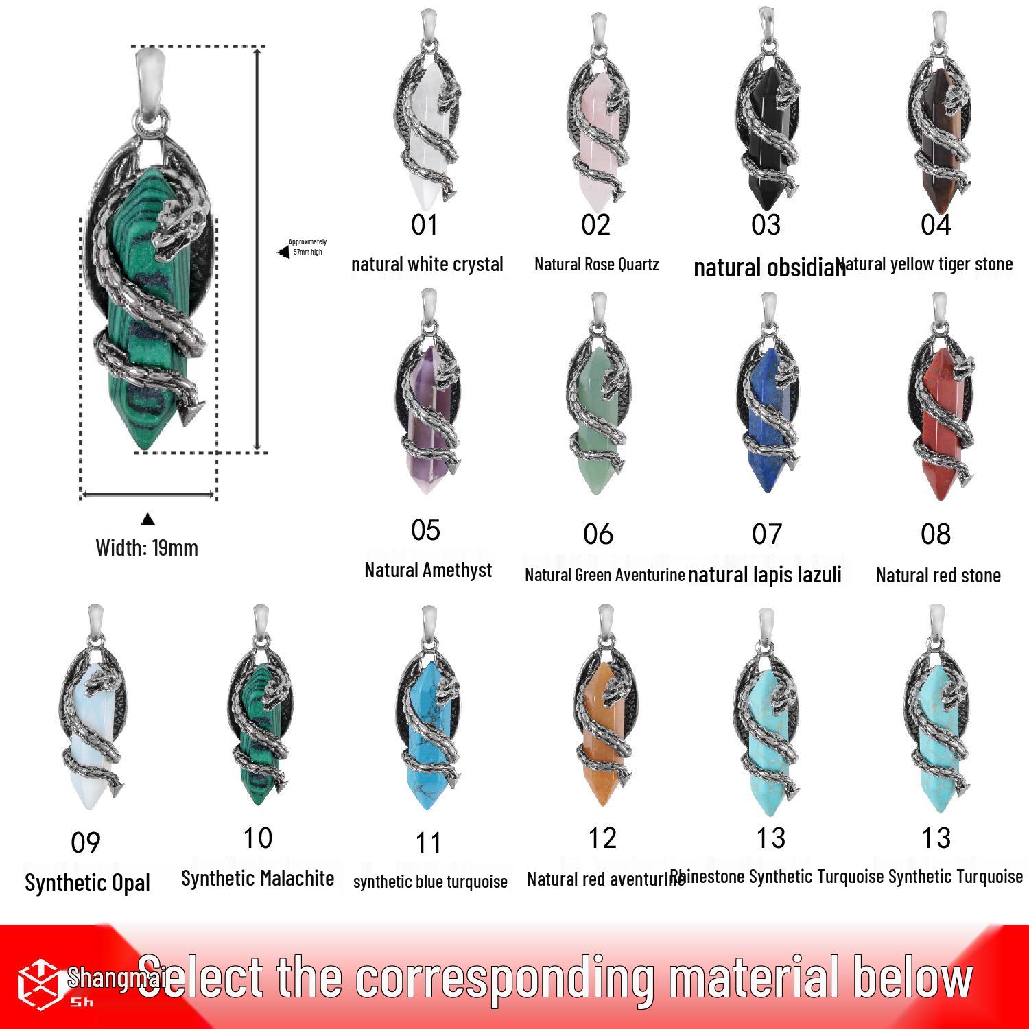 Преувеличенное винтажное серебряное ожерелье с подвеской из нефрита в виде дракона и розового кварца 10-Synthetic Malachite
Преувеличенное винтажное серебряное ожерелье с подвеской из нефрита в виде дракона и розового кварца 10-Synthetic Malachite