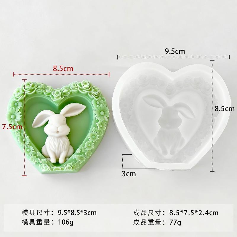 1pcs Easter Rabbit Silicone Candle Mold 3D Relief Flower Rabbit Love Crafts Gypsum Resin Soap Mold Home Decoration Festival Gift
1pcs Easter Rabbit Silicone Candle Mold 3D Relief Flower Rabbit Love Crafts Gypsum Resin Soap Mold Home Decoration Festival Gift