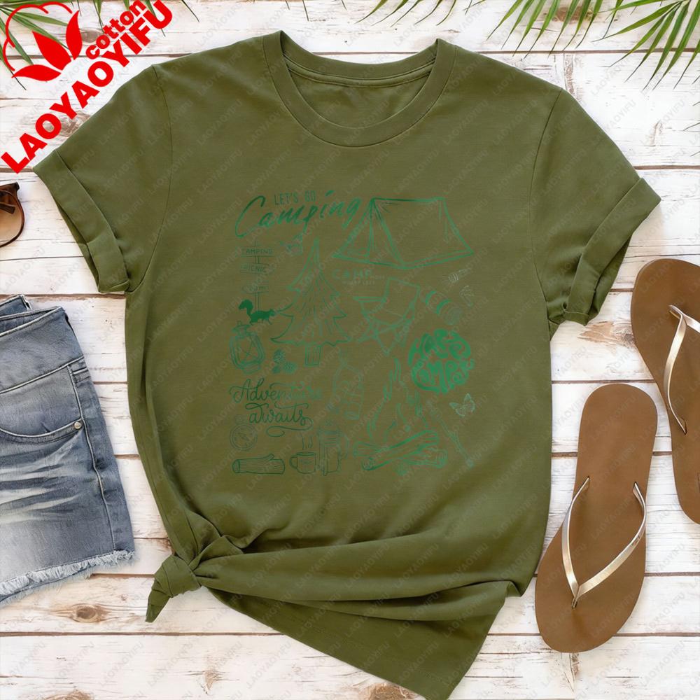 Retro Camping TShirt Vintage Camping Collage Shirt Outdoorsy Nature TShirt Casual Daily Life Women Unisex Crewneck Cotton Tee Tops 4XL
Retro Camping TShirt Vintage Camping Collage Shirt Outdoorsy Nature TShirt Casual Daily Life Women Unisex Crewneck Cotton Tee Tops 4XL