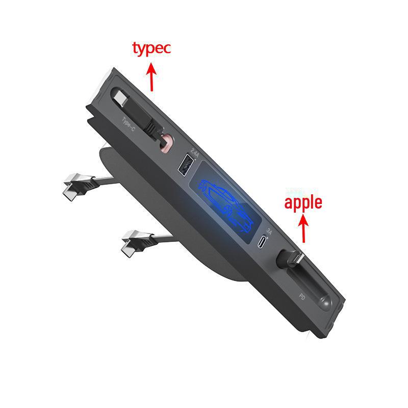 «USB-телескопическая док-станция для быстрой зарядки для Tesla Model 3/Model Y Central Console»
«USB-телескопическая док-станция для быстрой зарядки для Tesla Model 3/Model Y Central Console»
