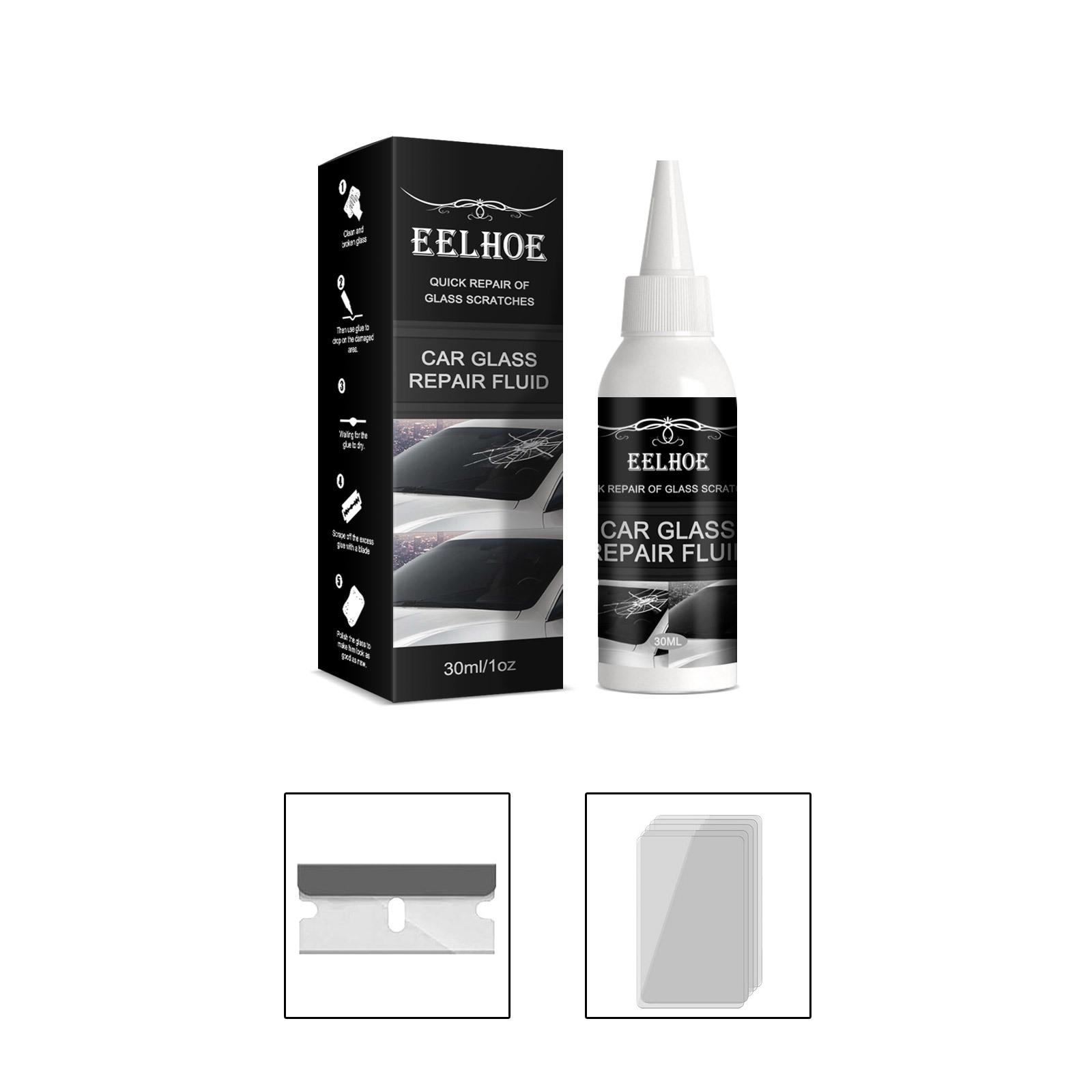 EELHOE Automotive Glass Repair Liquid, Windshield Crack Adhesive with Aminoacrylate, Restore Transparency and Durability DIY Repair for Car Glass1 Set
EELHOE Automotive Glass Repair Liquid, Windshield Crack Adhesive with Aminoacrylate, Restore Transparency and Durability DIY Repair for Car Glass1 Set