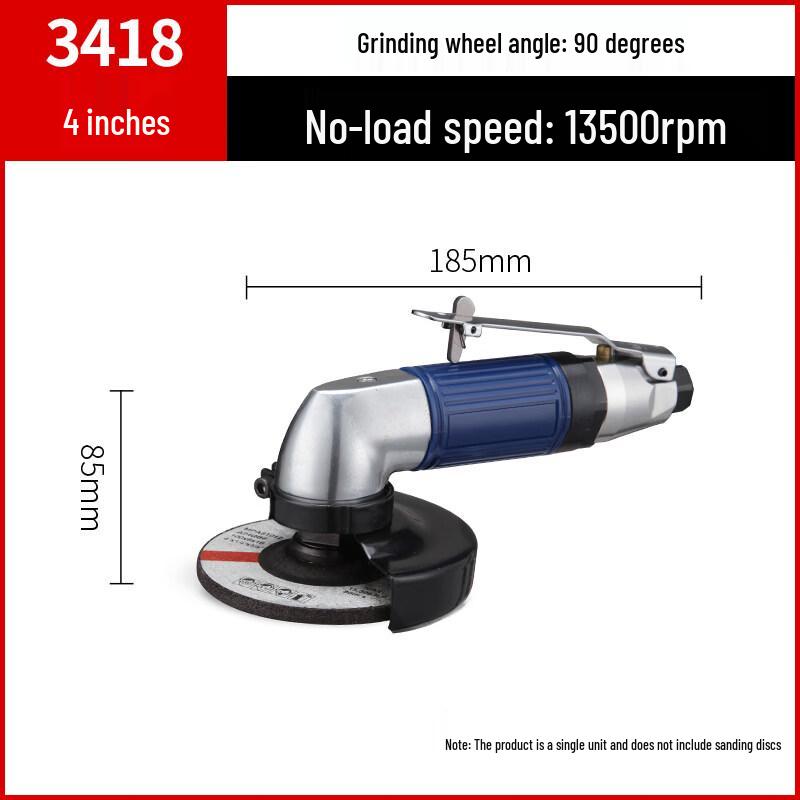 Yunduo 4-inch Mini Pneumatic Angle Grinder
Yunduo 4-inch Mini Pneumatic Angle Grinder