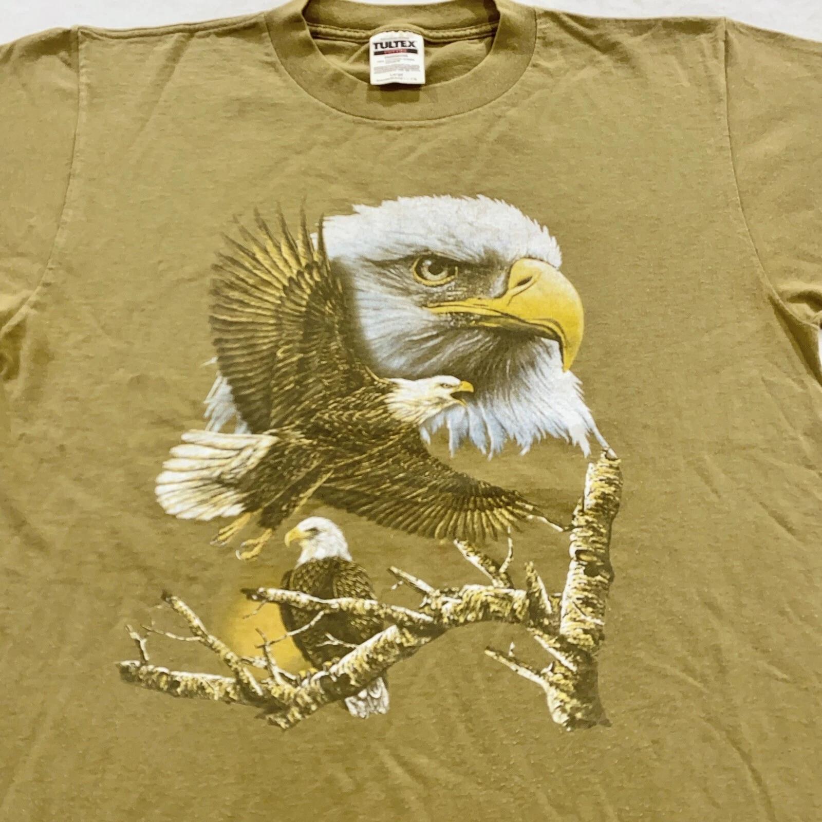 vintage 90s AMERICAN BALD EAGLE NATURE T-Shirt LARGE soft animal bird XL
vintage 90s AMERICAN BALD EAGLE NATURE T-Shirt LARGE soft animal bird XL