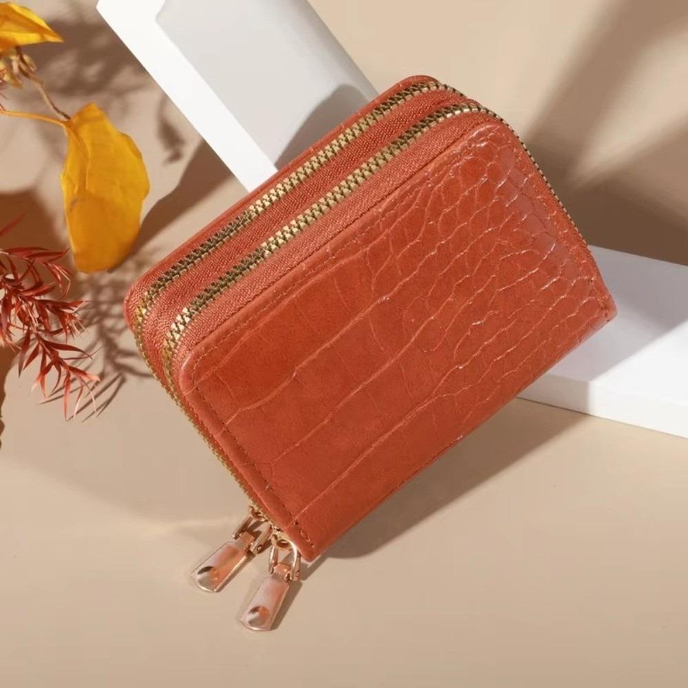 Trendy Elegant Women s Multi Card Wallet Casual Double Zip Clutch Storage Purse PU Leather Crocodile Card Bag коричневый
Trendy Elegant Women s Multi Card Wallet Casual Double Zip Clutch Storage Purse PU Leather Crocodile Card Bag коричневый