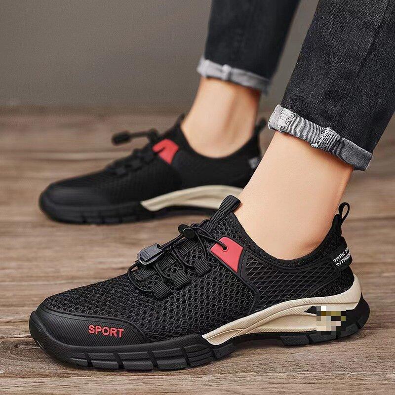 Outdoor wading and river tracing shoes 22 summer breathable hollow net shoes mountaineering running sports and leisure shoes 44 чорний
Outdoor wading and river tracing shoes 22 summer breathable hollow net shoes mountaineering running sports and leisure shoes 44 чорний