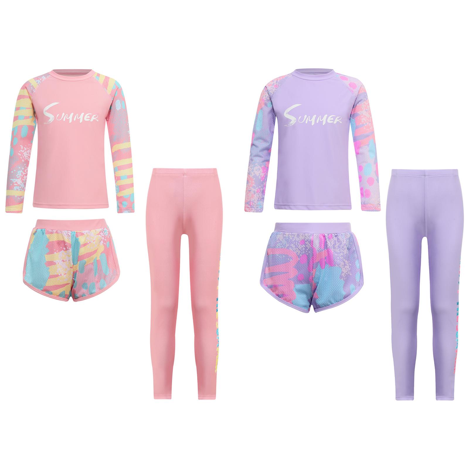 Kids Tie Dye Swim Set Long Sleeve Rash Guard Top Swim Shorts UV Protective Pants Sun Safe Beachwear 2-3 Years рожевий
Kids Tie Dye Swim Set Long Sleeve Rash Guard Top Swim Shorts UV Protective Pants Sun Safe Beachwear 2-3 Years рожевий