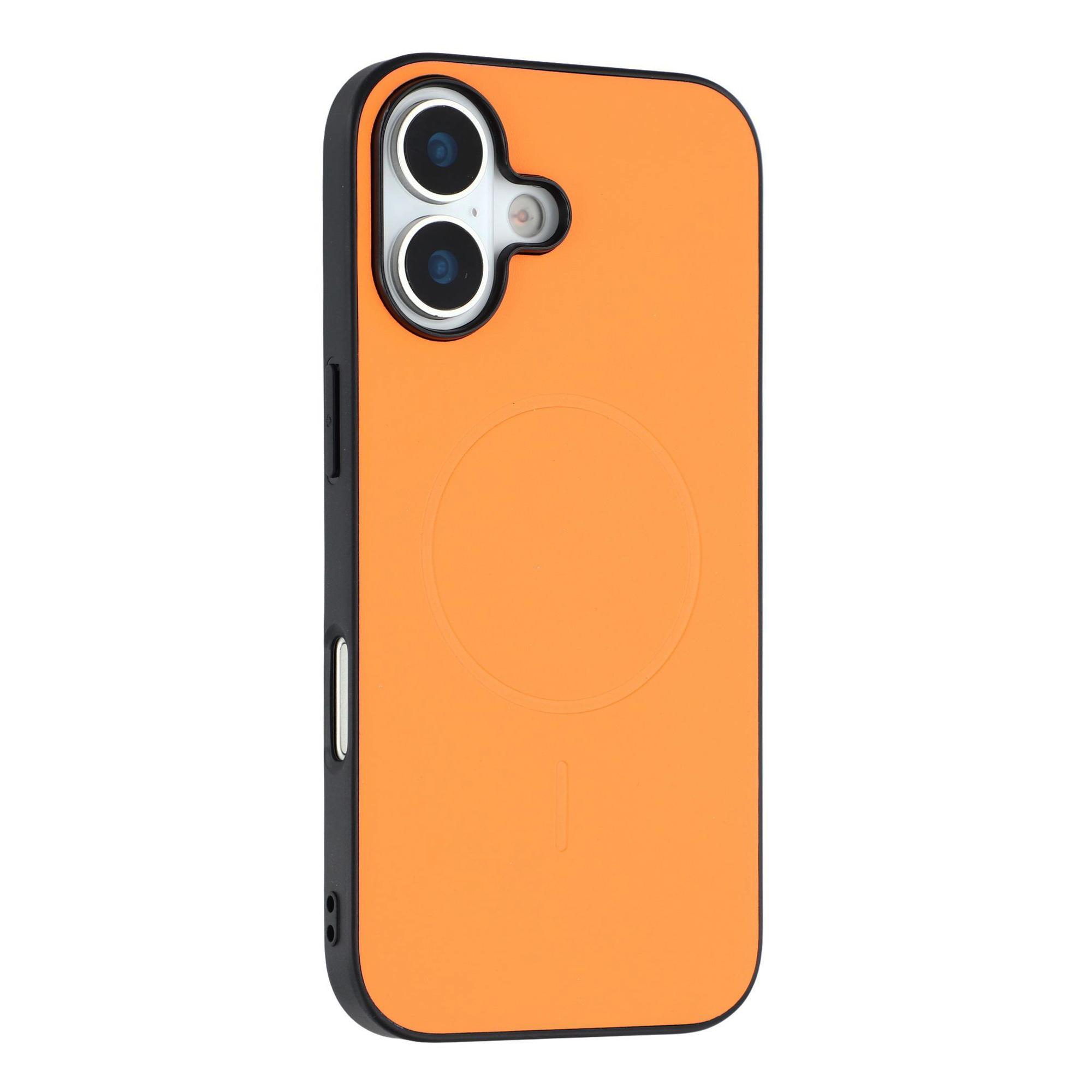 XX-LEVEL For iPhone 17 Case Compatible with MagSafe PC+TPU+PU Phone Back Cover Orange
XX-LEVEL For iPhone 17 Case Compatible with MagSafe PC+TPU+PU Phone Back Cover Orange