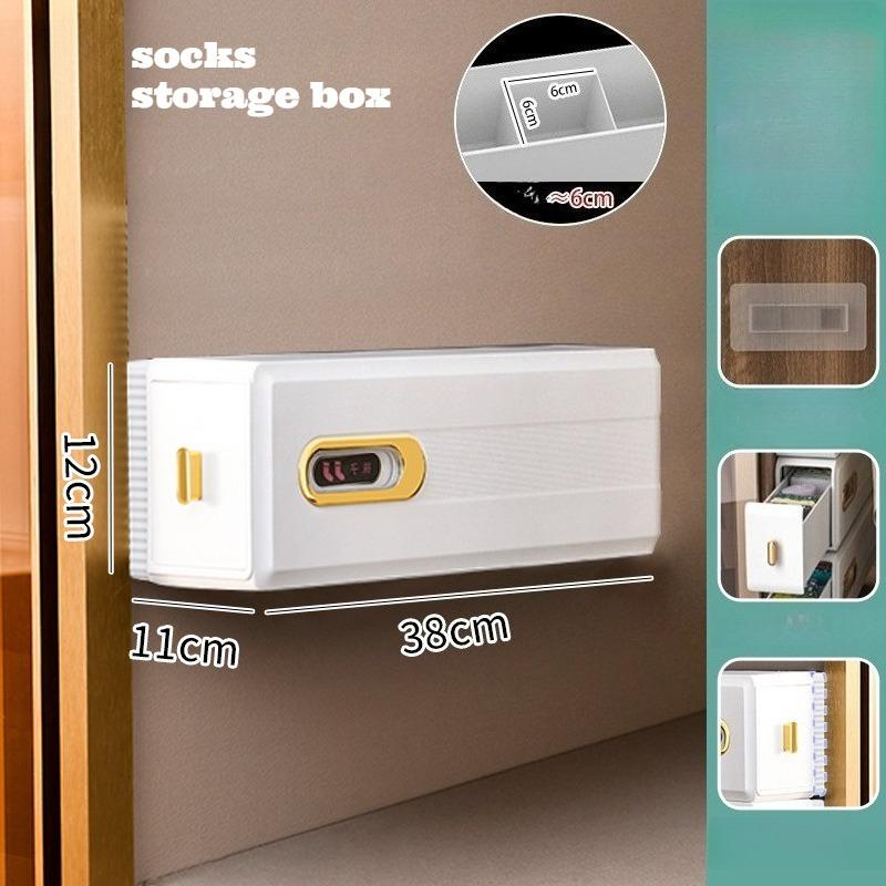 Wall Mounted Household Wardrobe Drawer Style Partitioned Underwear and Sock Storage Box Sock storage box белый
Wall Mounted Household Wardrobe Drawer Style Partitioned Underwear and Sock Storage Box Sock storage box белый
