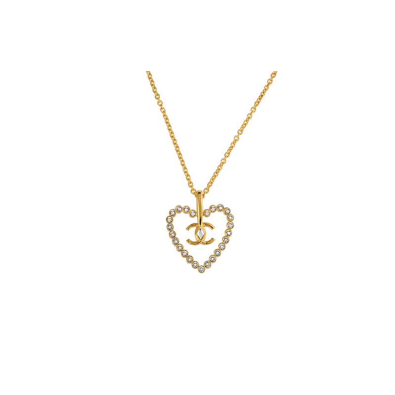 CHANEL Fashionable Classic Double Clogo Heart Pattern Metal Necklace Women s Model золотий
CHANEL Fashionable Classic Double Clogo Heart Pattern Metal Necklace Women s Model золотий