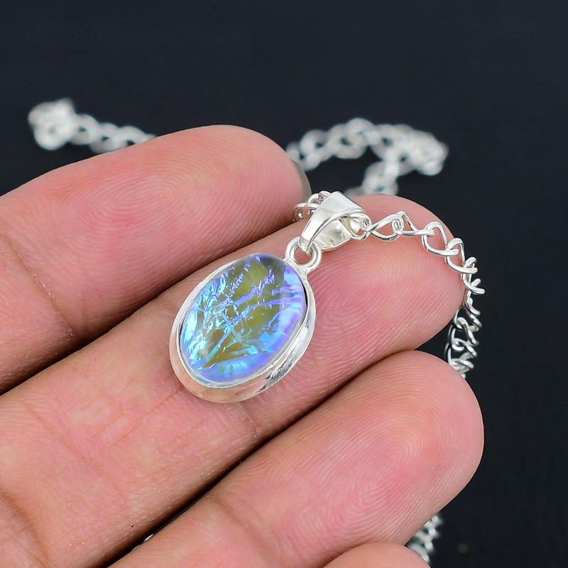 Blue Opal S Lock Chain Pendant HandCrafted Fine Polished 925 Sterling Silver Pendant with Morden Design Gift for Wedding Bridal синій
Blue Opal S Lock Chain Pendant HandCrafted Fine Polished 925 Sterling Silver Pendant with Morden Design Gift for Wedding Bridal синій
