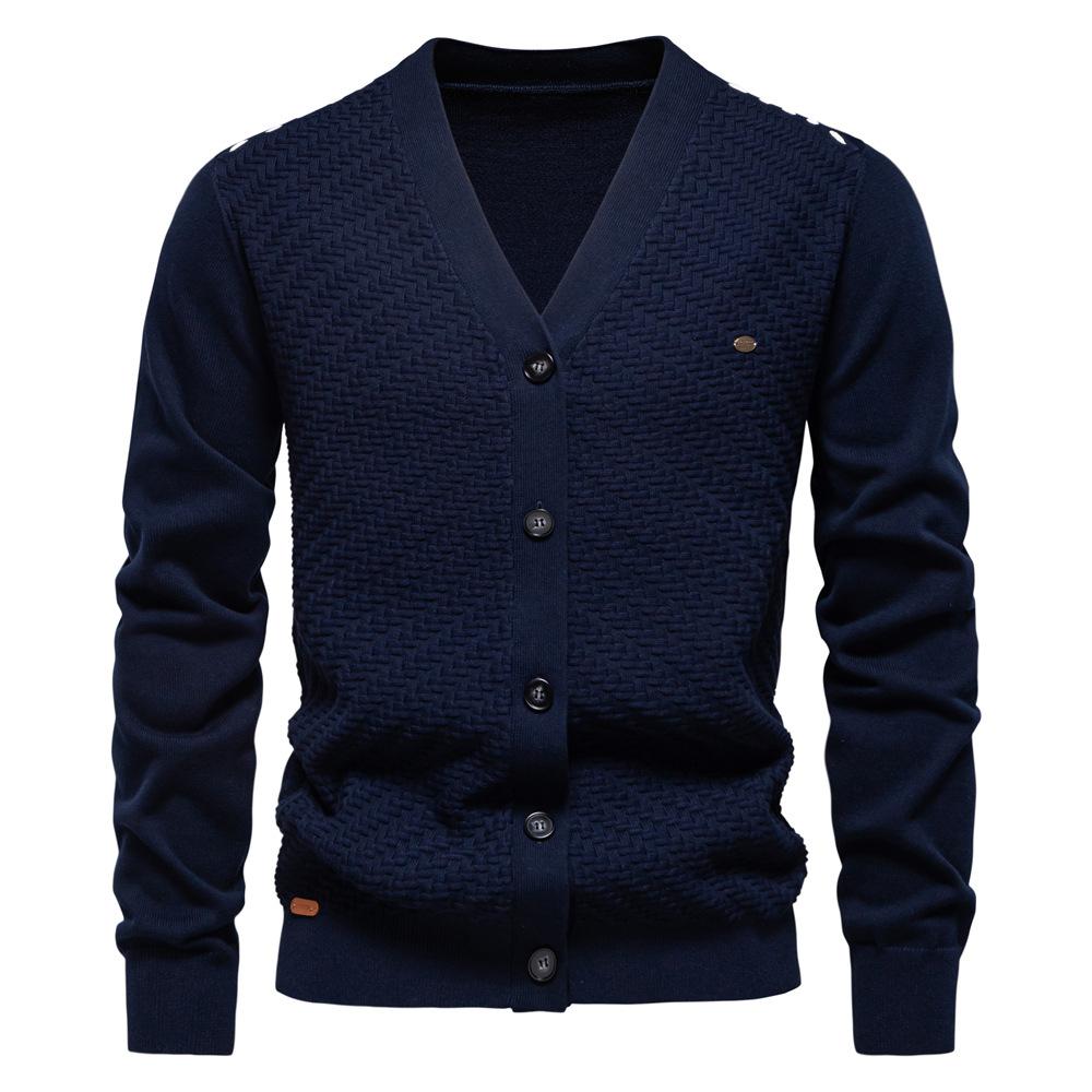 Autumn And Winter New Men S V-Neck Knitted Sweater Jacket Cardigan Slim Trend Men S Sweater Jacket M
Autumn And Winter New Men S V-Neck Knitted Sweater Jacket Cardigan Slim Trend Men S Sweater Jacket M