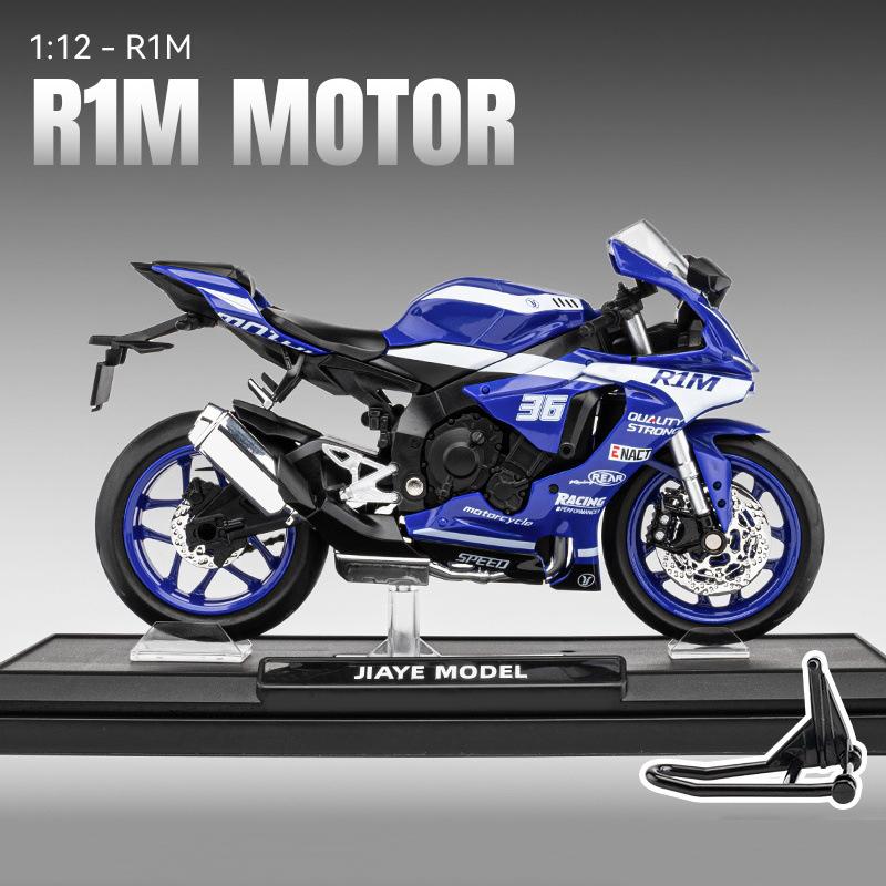 1/12 Yamaha YZF-R1M литой под давлением модель игрушечного автомобиля коллекция звуков и света внедорожный автомобиль игрушки автомобиль синий
1/12 Yamaha YZF-R1M литой под давлением модель игрушечного автомобиля коллекция звуков и света внедорожный автомобиль игрушки автомобиль синий