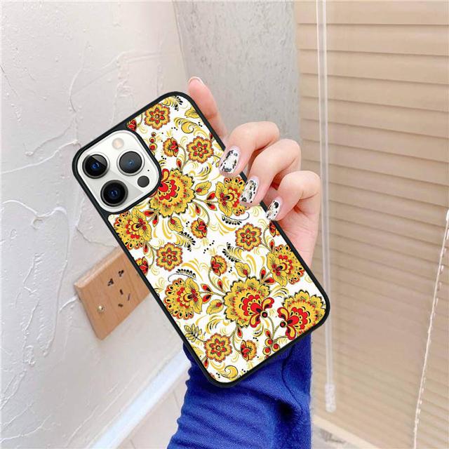 Khokhloma Russian Pattern Flower Cover For iPhone 17 Air 15 16 14 13 12 Pro Max 11 Pro Max Plus Phone Case Coque iPhone 16pro
Khokhloma Russian Pattern Flower Cover For iPhone 17 Air 15 16 14 13 12 Pro Max 11 Pro Max Plus Phone Case Coque iPhone 16pro