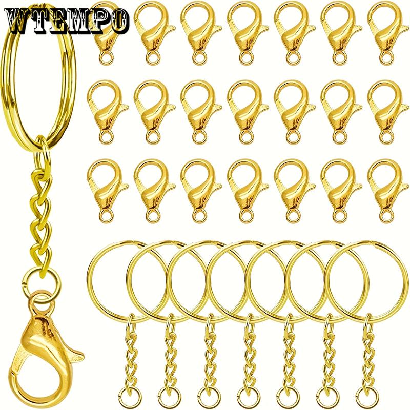 WTEMPO DIY Keychain Making Kit Ideal for Crafting Unique and Stylish Keychains Handmade Hanging Pendents Making Supplies 36pcs золотий
WTEMPO DIY Keychain Making Kit Ideal for Crafting Unique and Stylish Keychains Handmade Hanging Pendents Making Supplies 36pcs золотий