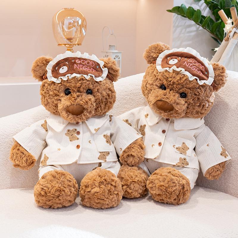 Cute Pajamas Bear Plush Doll Cartoon Wear Clothes Teddy Bear Doll Birthday Gift For Children 35cm
Cute Pajamas Bear Plush Doll Cartoon Wear Clothes Teddy Bear Doll Birthday Gift For Children 35cm