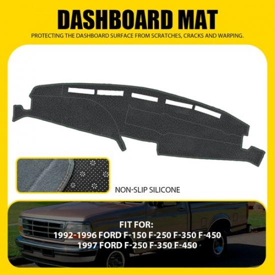 Dashboard Cover Dashmat Dash Mat F150 F250 for Ford F350 1992-1996 Gray
Dashboard Cover Dashmat Dash Mat F150 F250 for Ford F350 1992-1996 Gray