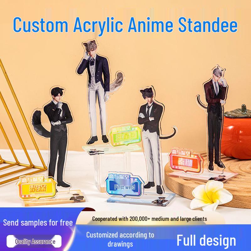 Personalized 2D Acrylic Anime Standee with Base: Custom Desk Ornament
Personalized 2D Acrylic Anime Standee with Base: Custom Desk Ornament