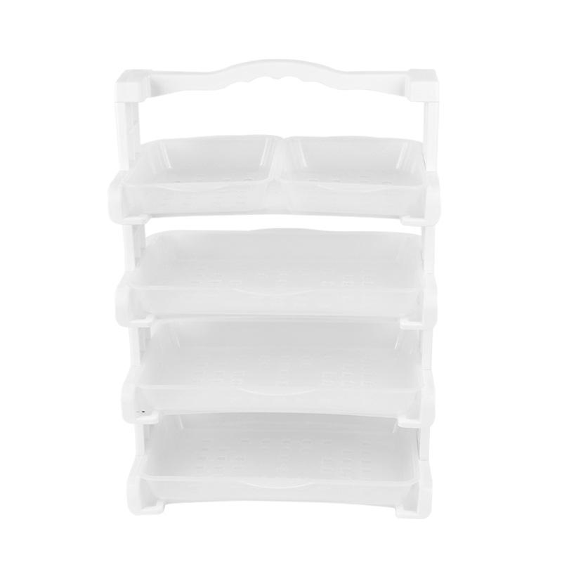 Commercial Hotpot Restaurant Kitchen 4-Tier Floor-Standing Portable Ingredient Shelve white 4 layers
Commercial Hotpot Restaurant Kitchen 4-Tier Floor-Standing Portable Ingredient Shelve white 4 layers