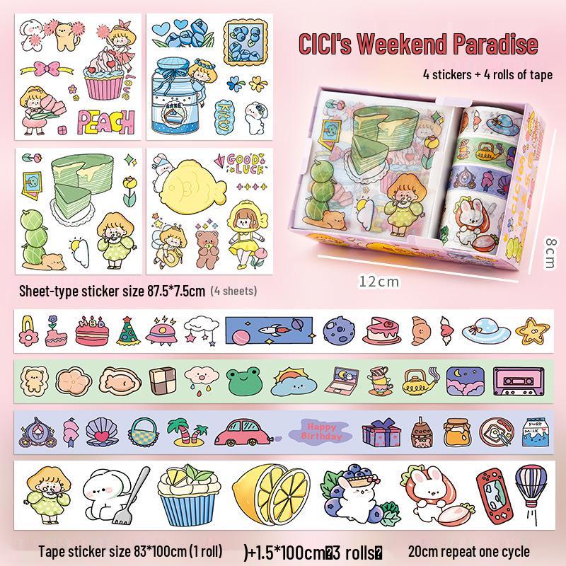 Adorable Cartoon Sticker Box Set for Journals and Kids Scrapbooks
Adorable Cartoon Sticker Box Set for Journals and Kids Scrapbooks
