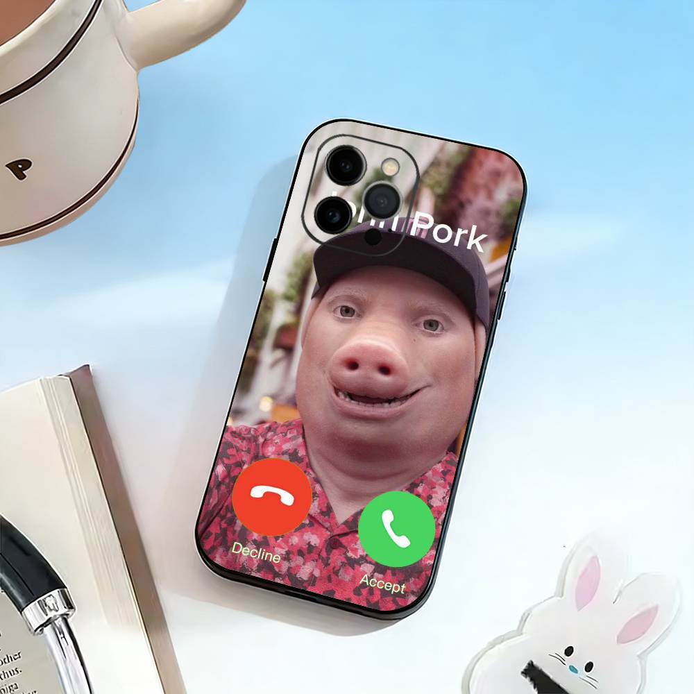 D-John Pork is Calling. Answer Call Phone Case For iPhone 17, 16,15,14,13,12,11 Plus,Pro Max, Others Soft Black Cover iPhone16promax
D-John Pork is Calling. Answer Call Phone Case For iPhone 17, 16,15,14,13,12,11 Plus,Pro Max, Others Soft Black Cover iPhone16promax