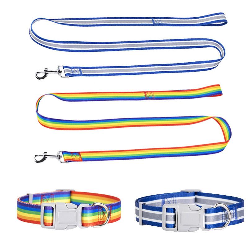 Rainbow Walking Dog Rope Large Medium And Small Dog Traction Rope Snap On Pet Collar Nylon Dog Strap Woven Dog Pet Accessories M
Rainbow Walking Dog Rope Large Medium And Small Dog Traction Rope Snap On Pet Collar Nylon Dog Strap Woven Dog Pet Accessories M