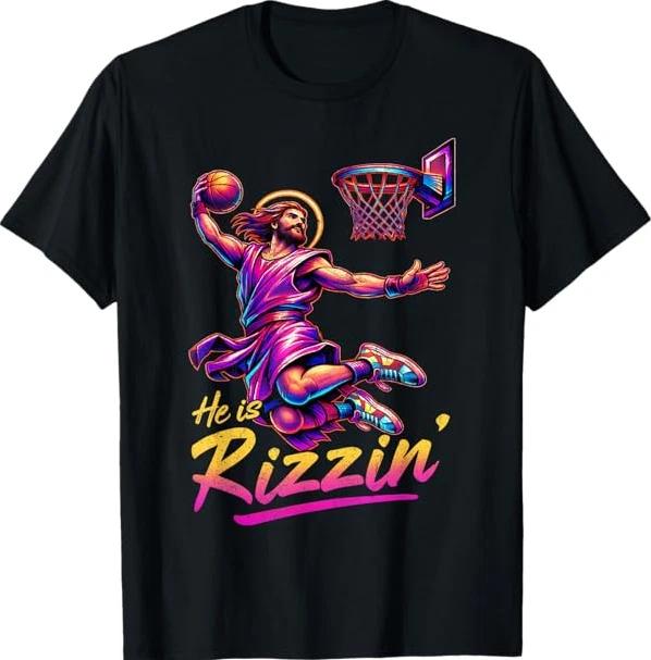 Он Rizzin Баскетбольный Иисус Воскрес Пасхальный Христианский Футболка 4XL
Он Rizzin Баскетбольный Иисус Воскрес Пасхальный Христианский Футболка 4XL