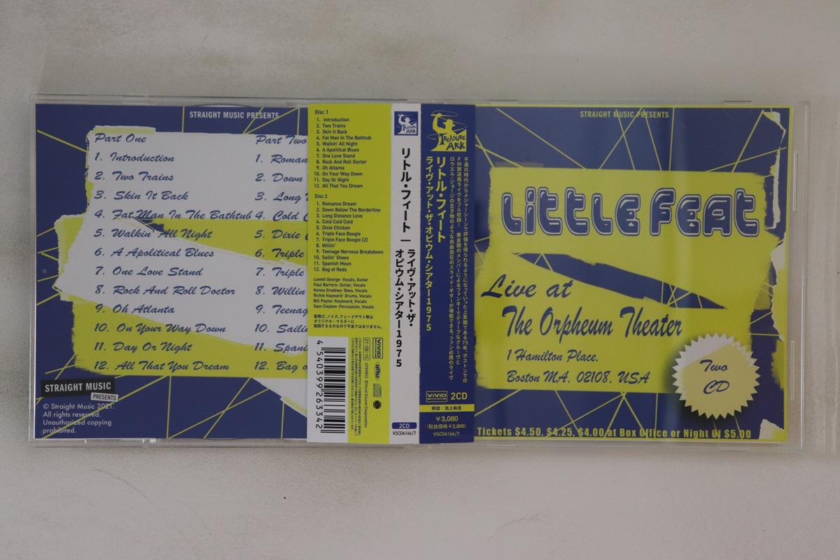 CD LITTLE FEAT - Live At The Orpheum Theater VSCD4166 VIVID SOUND 2021 Япония Оби Рок Б/У
CD LITTLE FEAT - Live At The Orpheum Theater VSCD4166 VIVID SOUND 2021 Япония Оби Рок Б/У