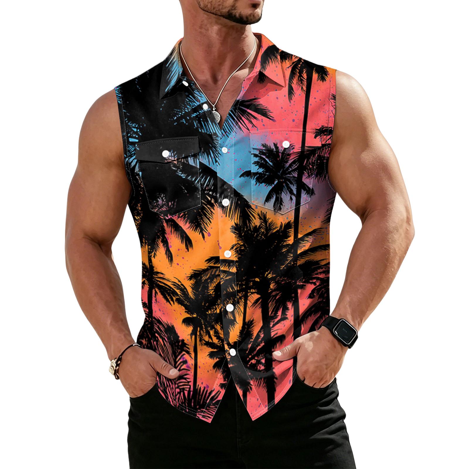 Men’s Sleeveless Button Down Shirt with Tree Print Casual Beach Style Lightweight Vest Top XXXL оранжевый
Men’s Sleeveless Button Down Shirt with Tree Print Casual Beach Style Lightweight Vest Top XXXL оранжевый