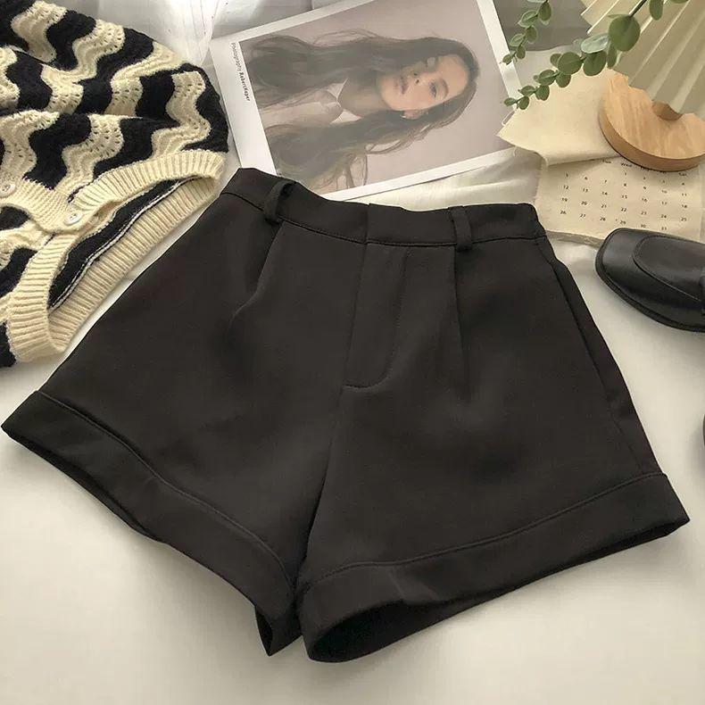 2026 Plus Size High Waist Slimming Wide Leg Shorts for Women - Trendy Petite Casual Rolled Hem Suit Pants XL (120-130 jin) чёрный
2026 Plus Size High Waist Slimming Wide Leg Shorts for Women - Trendy Petite Casual Rolled Hem Suit Pants XL (120-130 jin) чёрный