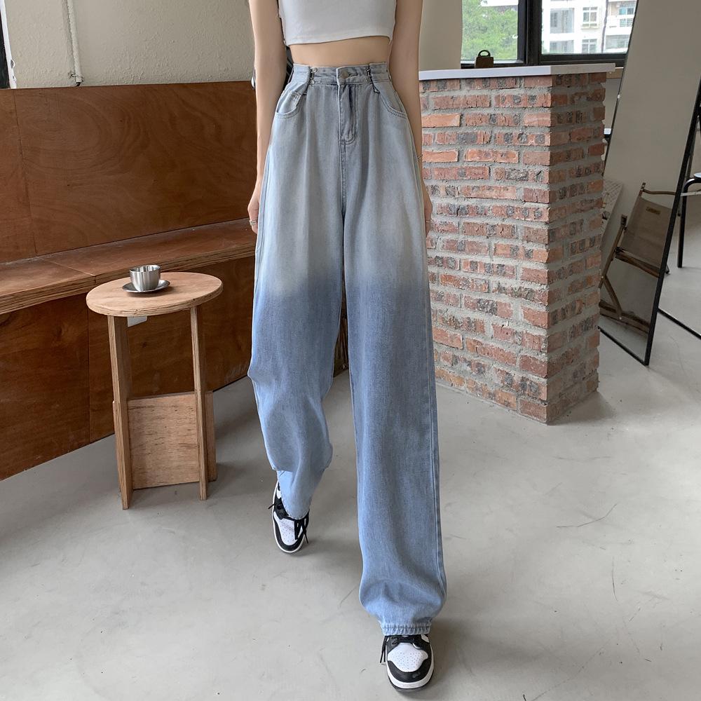 Spring 2025 Gradient High-Waisted Wide-Leg Jeans for Women - Chic, Loose, Floor-Length Design XXL
Spring 2025 Gradient High-Waisted Wide-Leg Jeans for Women - Chic, Loose, Floor-Length Design XXL
