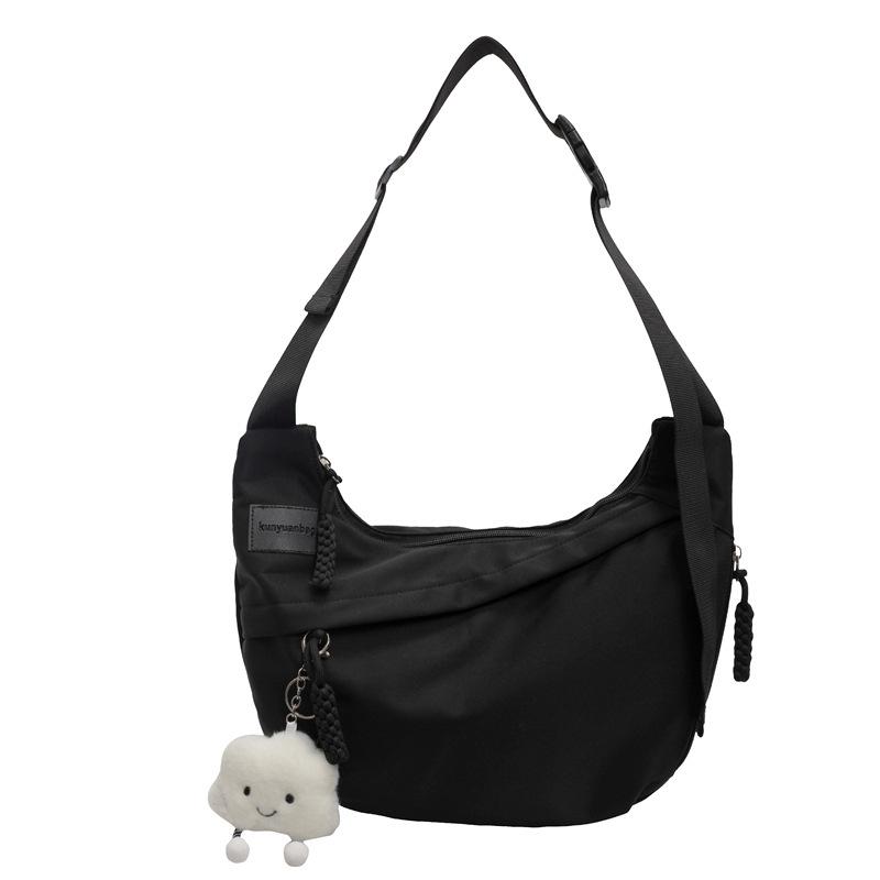 2025 Women s Lightweight Black Nylon Crescent Crossbody Bag - Versatile Casual Underarm Accessory Without Pendant чорний
2025 Women s Lightweight Black Nylon Crescent Crossbody Bag - Versatile Casual Underarm Accessory Without Pendant чорний